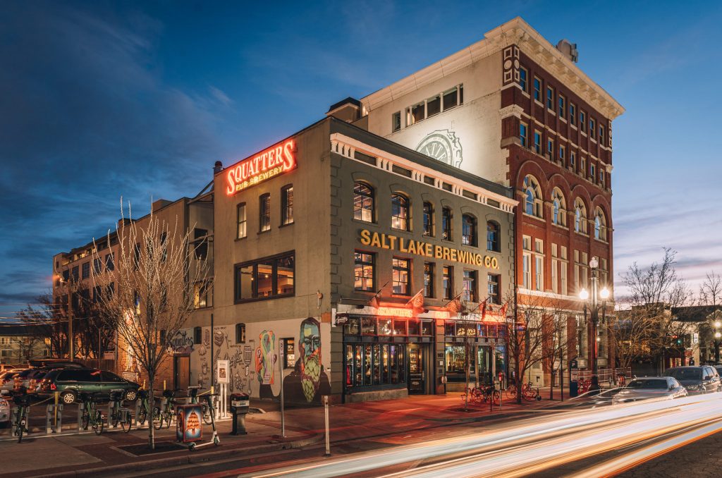 Squatter's Pub and Brewery on downtown Salt Lake Ccity