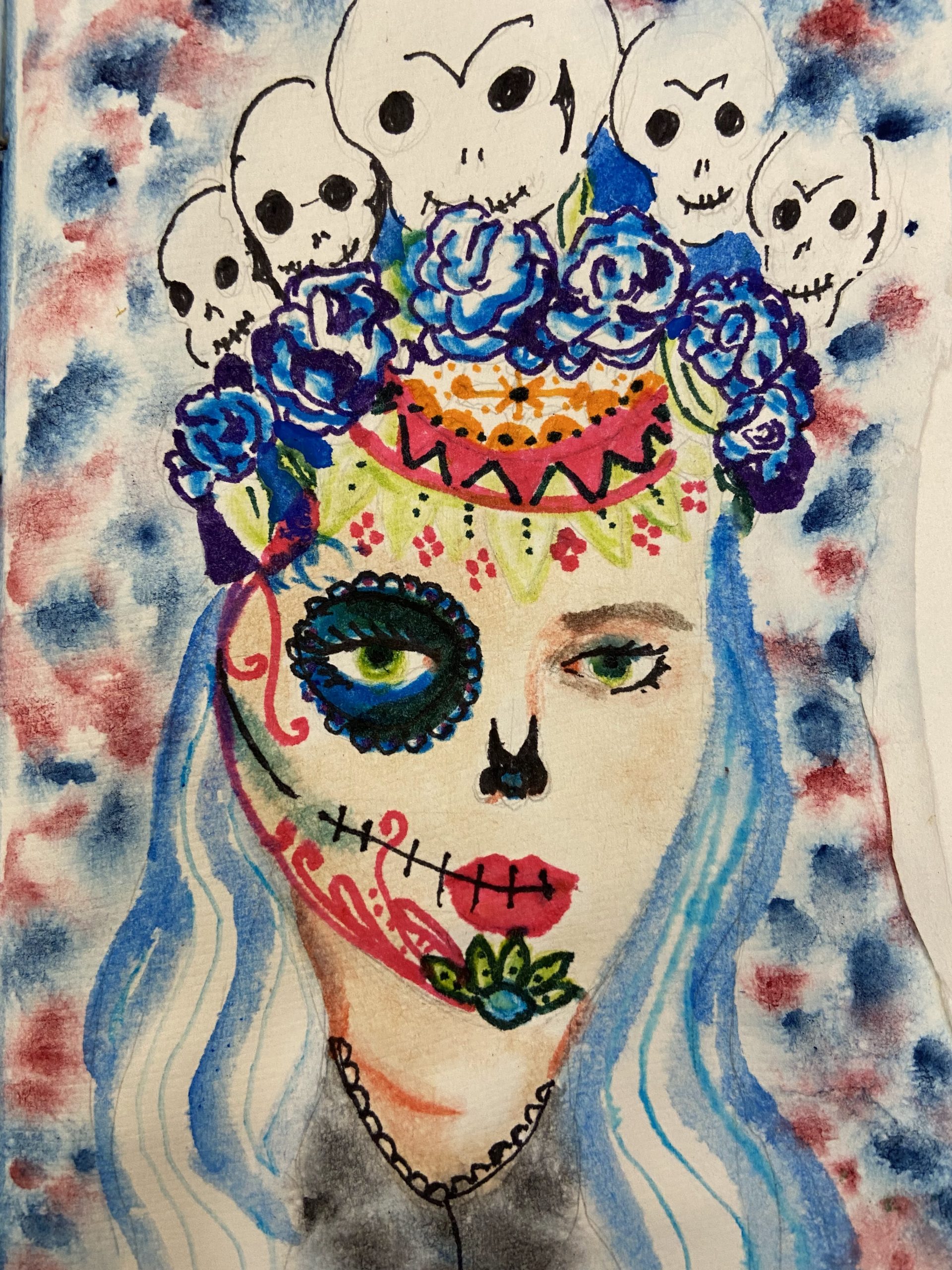 Sugar Skull Painting