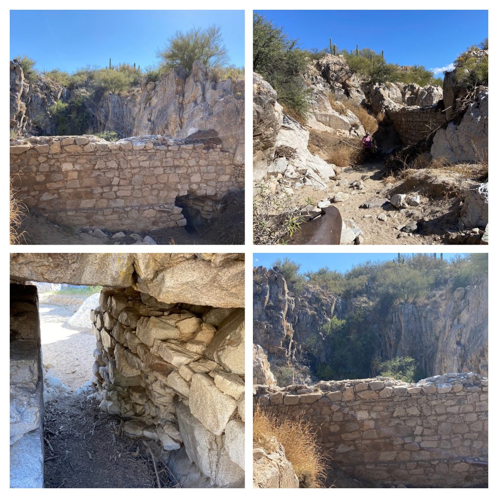 Views of a rock structure in Honey Bee Canyon, Arizona