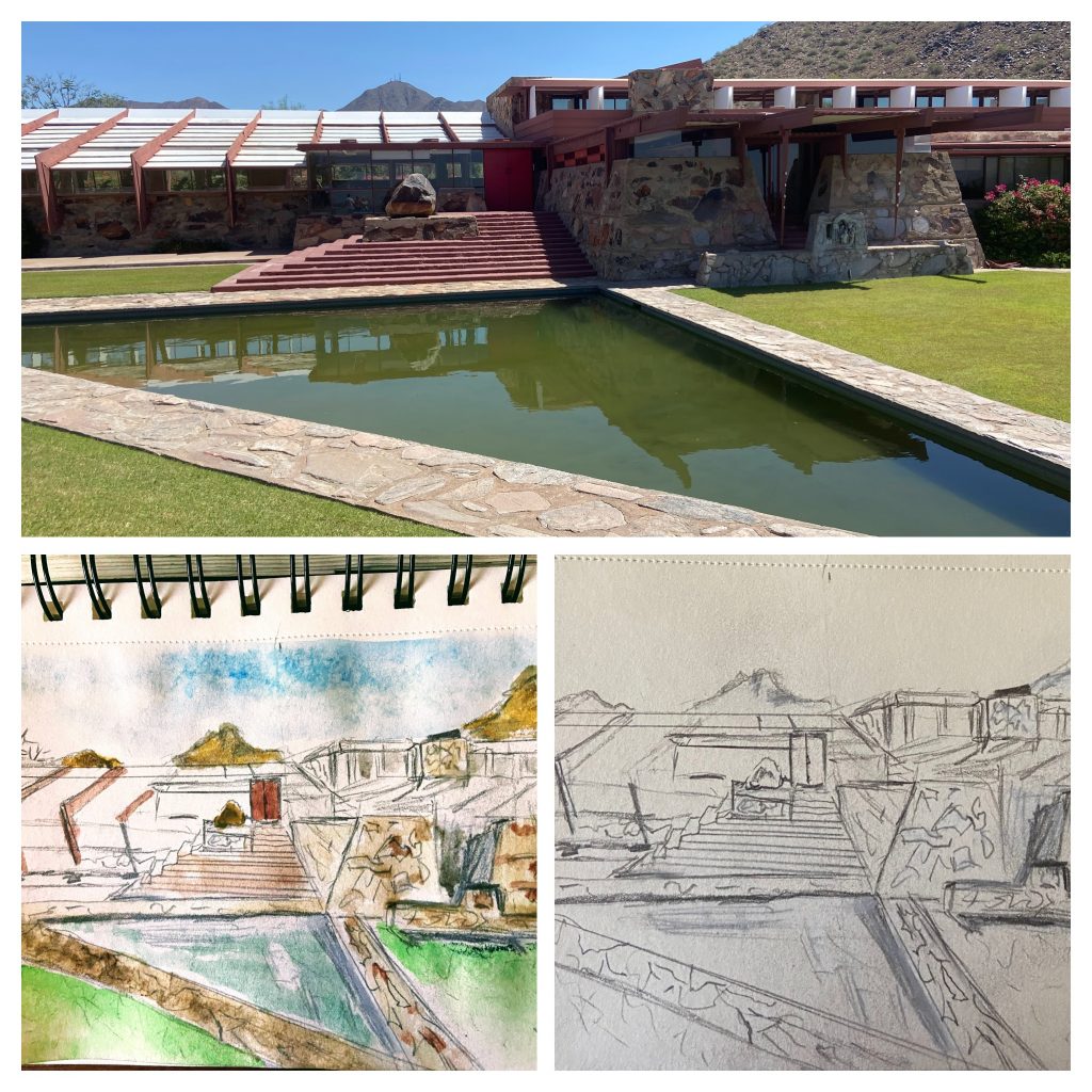 Taliesin West Photo and Sketches