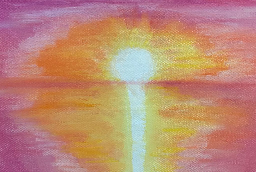Fun Art Pastel Sunset