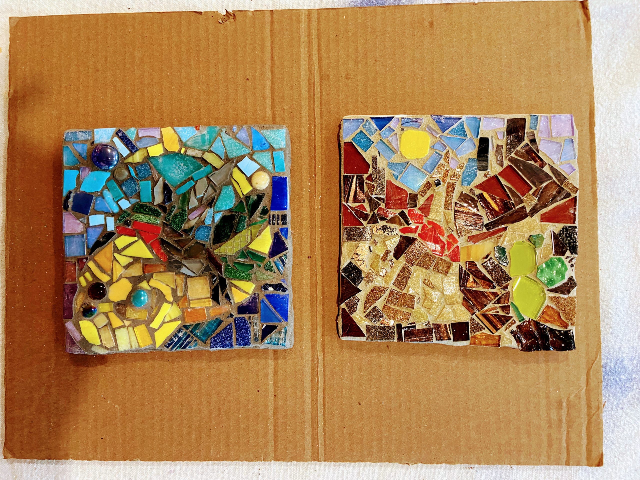 Mosaic art ideas showing tiles 