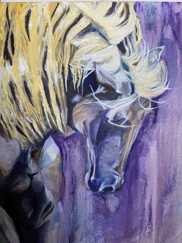 In the Studio This Week – A Magical Equine and Gesture Drawings and Self-Doubt