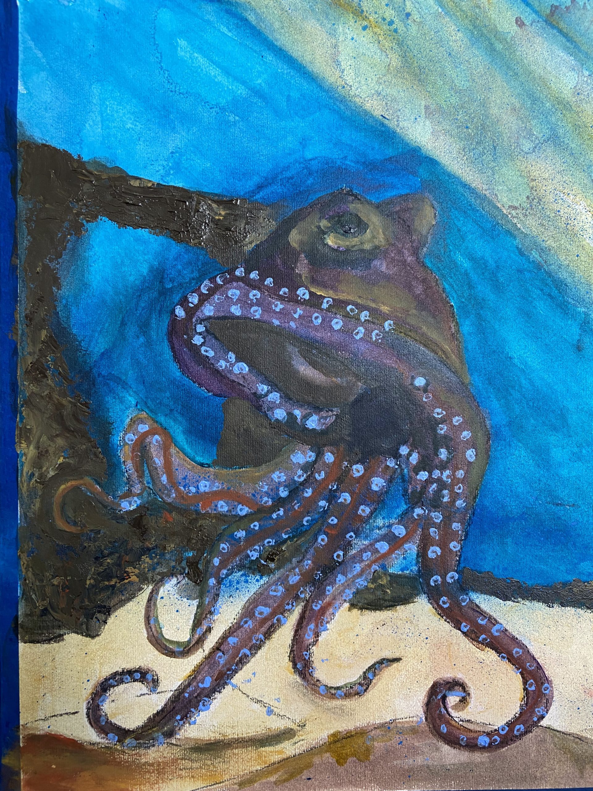 Painting of an octopus 