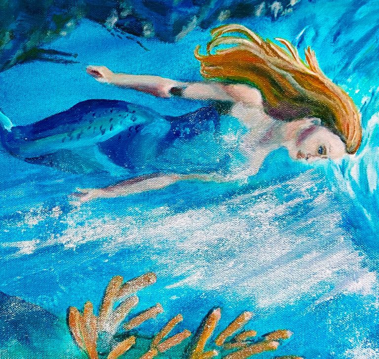In the Studio This Week – Artist’s Block, Spring Cleaning, and a Mermaid